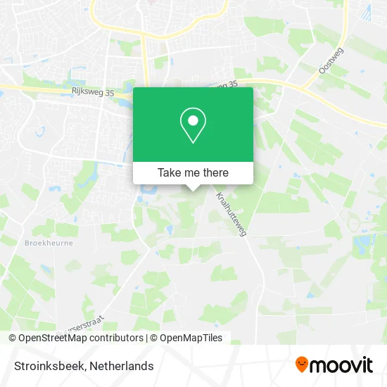 Stroinksbeek map