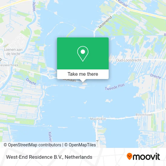 West-End Residence B.V. Karte