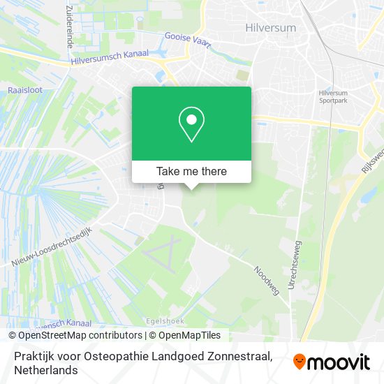 Praktijk voor Osteopathie Landgoed Zonnestraal map