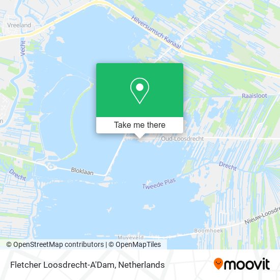 Fletcher Loosdrecht-A'Dam map