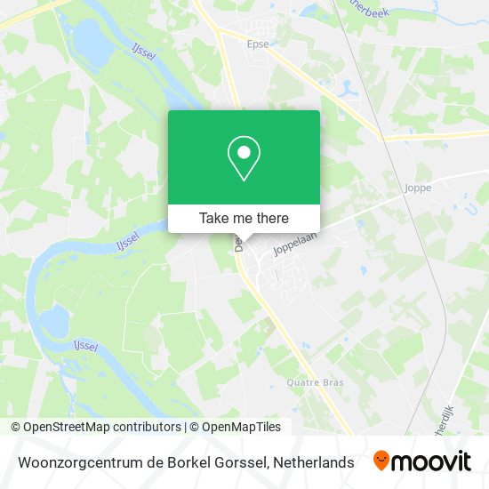 Woonzorgcentrum de Borkel Gorssel map