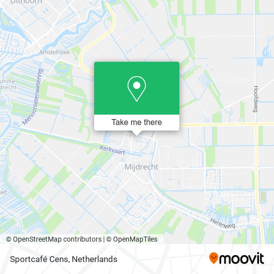 Sportcafé Cens map