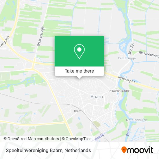 Speeltuinvereniging Baarn map