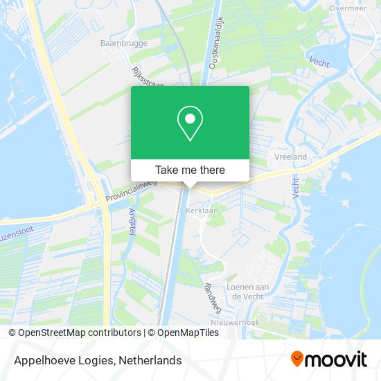 Appelhoeve Logies map