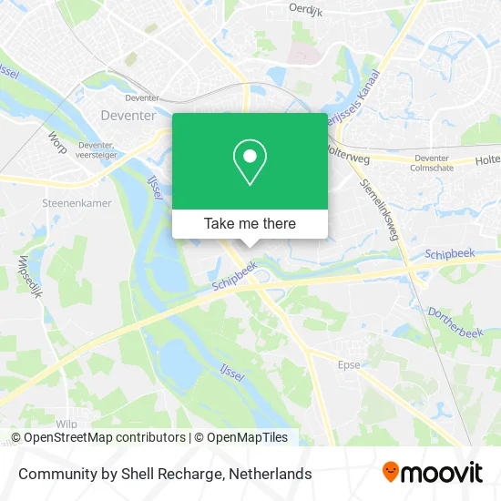 Community by Shell Recharge map