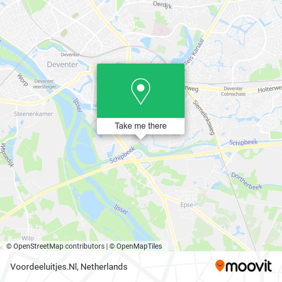 Voordeeluitjes.Nl map