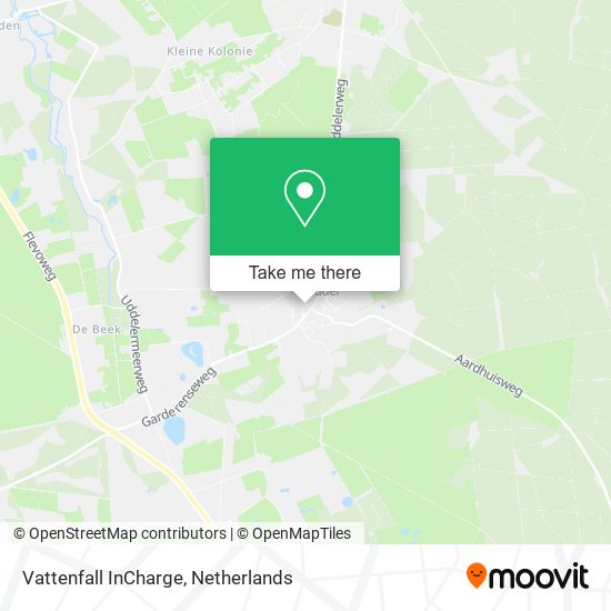 Vattenfall InCharge map