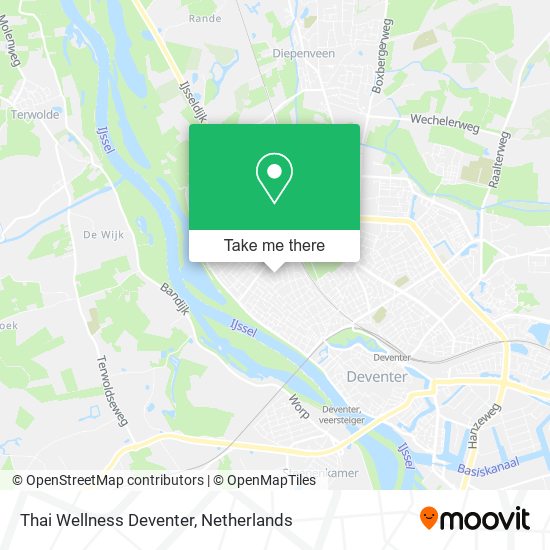 Thai Wellness Deventer map