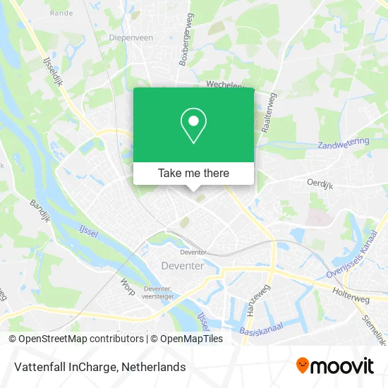 Vattenfall InCharge map