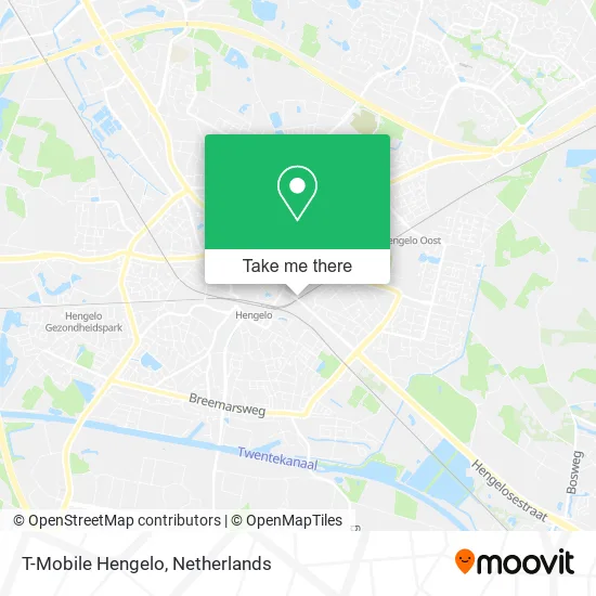 T-Mobile Hengelo map