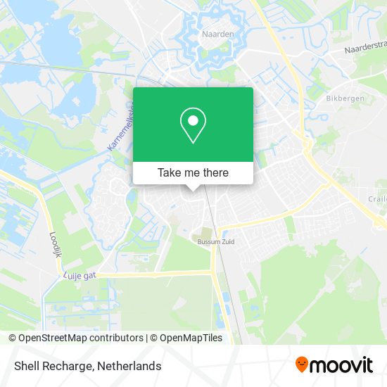 Shell Recharge map