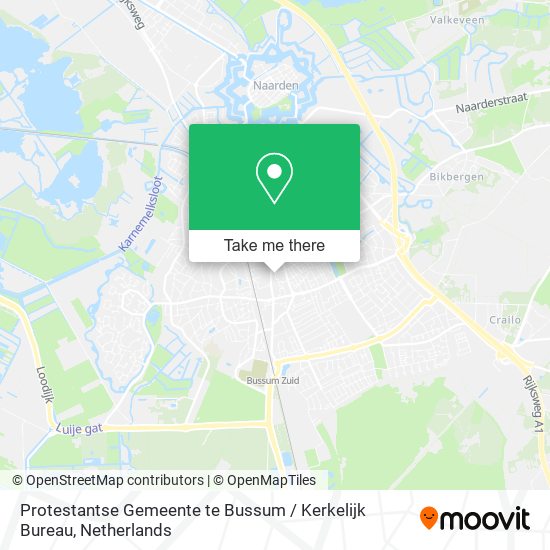 Protestantse Gemeente te Bussum / Kerkelijk Bureau map