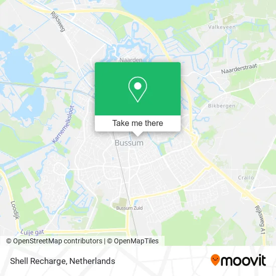 Shell Recharge map