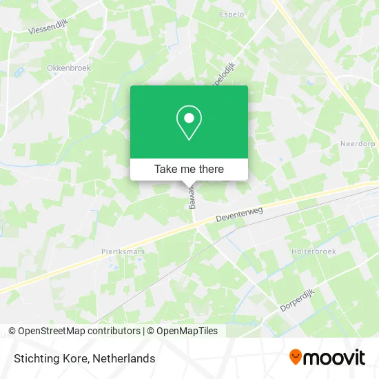 Stichting Kore map