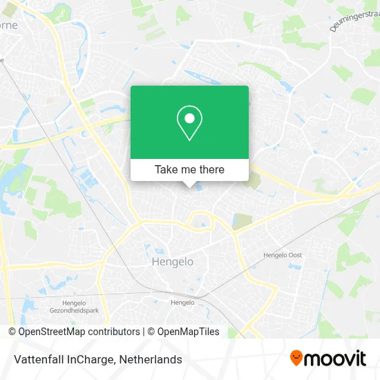 Vattenfall InCharge map