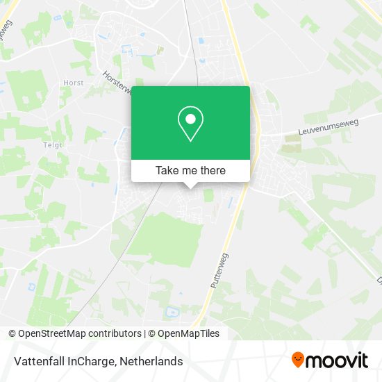 Vattenfall InCharge map