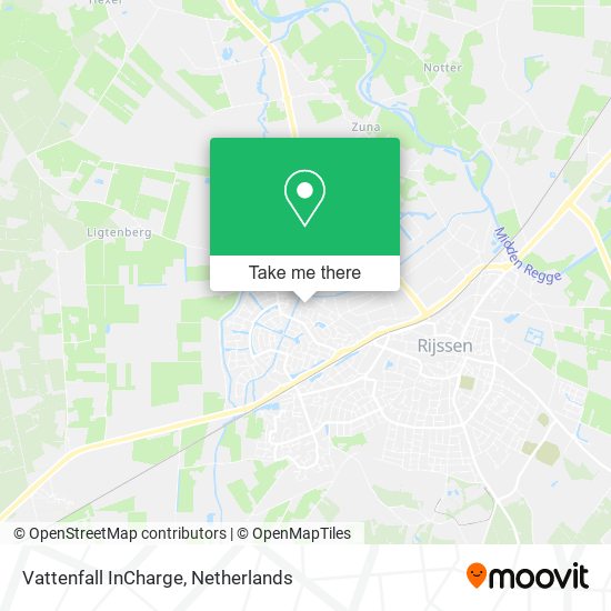 Vattenfall InCharge map