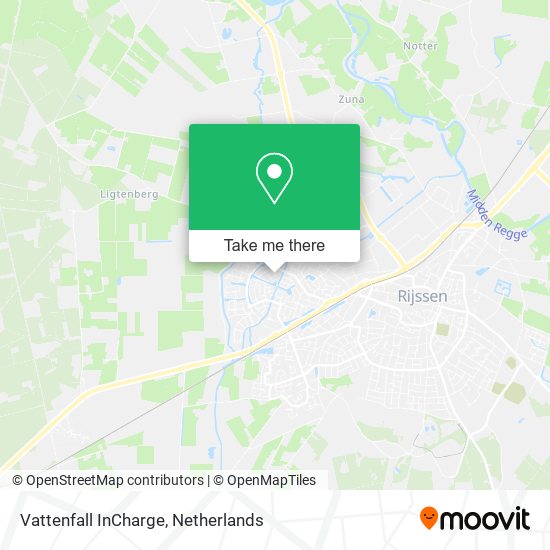 Vattenfall InCharge map