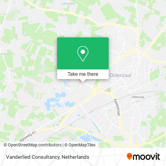 Vanderlied Consultancy map