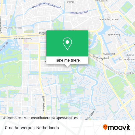 Cma Antwerpen map
