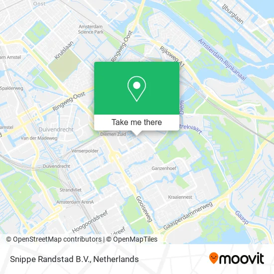 Snippe Randstad B.V. map