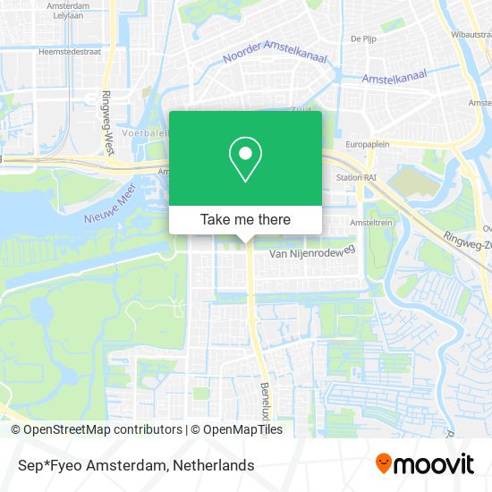 Sep*Fyeo Amsterdam map