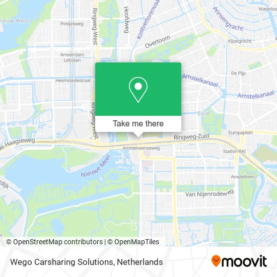 Wego Carsharing Solutions map