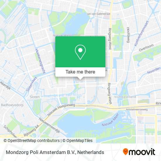 Mondzorg Poli Amsterdam B.V. map