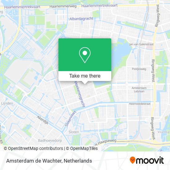 Amsterdam de Wachter Karte