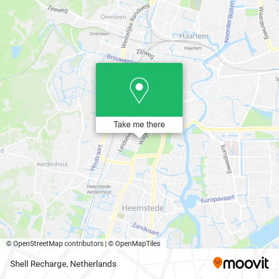 Shell Recharge map