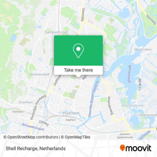 Shell Recharge map