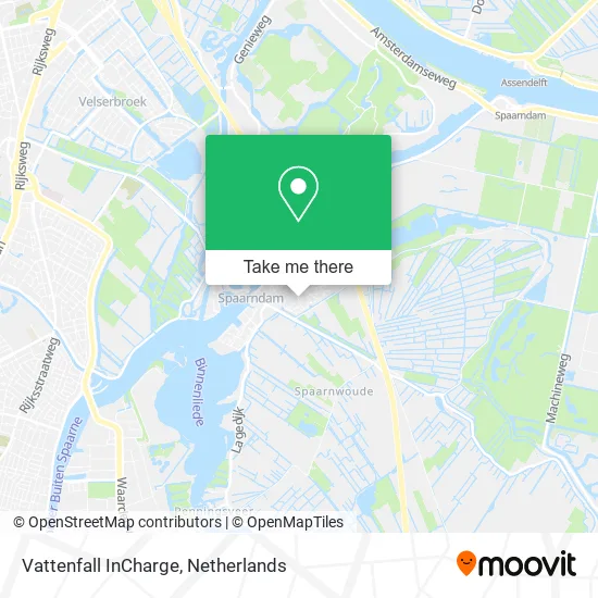 Vattenfall InCharge map