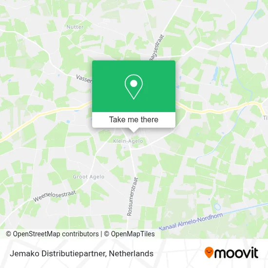 Jemako Distributiepartner map