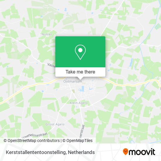 Kerststallententoonstelling map