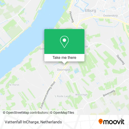 Vattenfall InCharge map