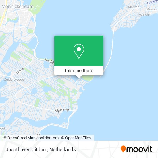 Jachthaven Uitdam map