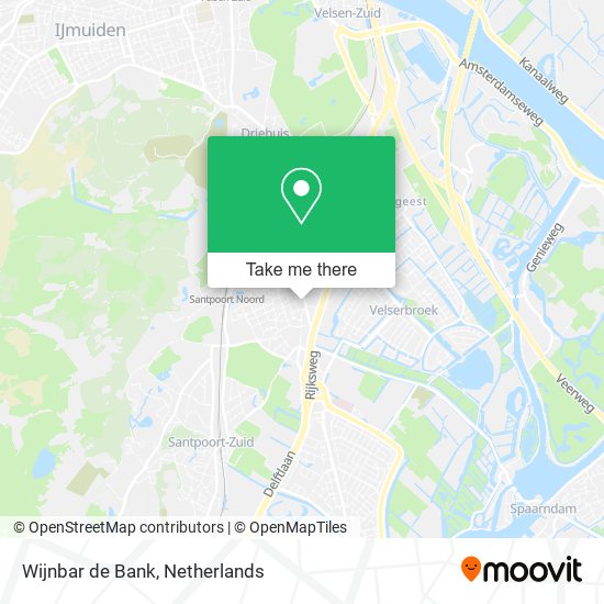 Wijnbar de Bank map