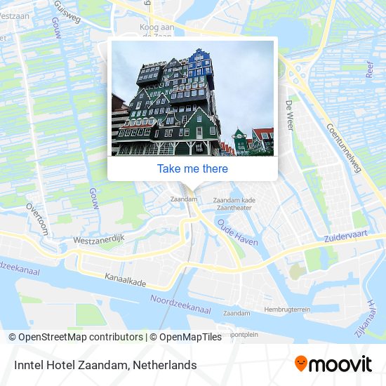 Inntel Hotel Zaandam map