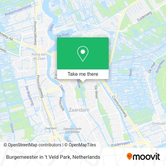 Burgemeester in 't Veld Park map