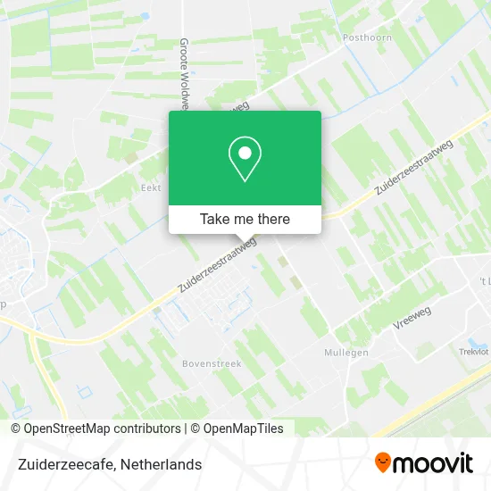 Zuiderzeecafe map