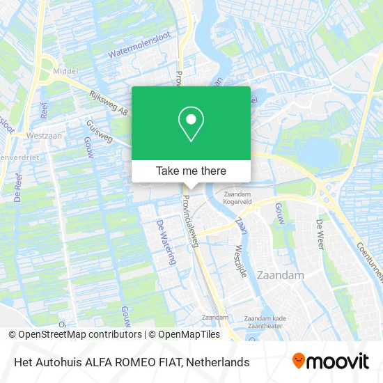 Het Autohuis ALFA ROMEO FIAT map