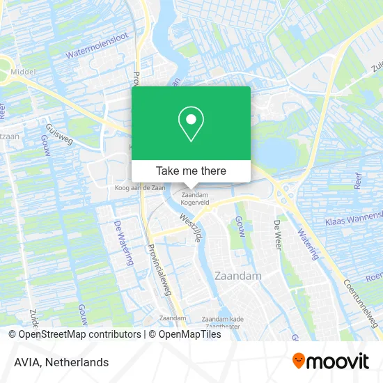 AVIA map