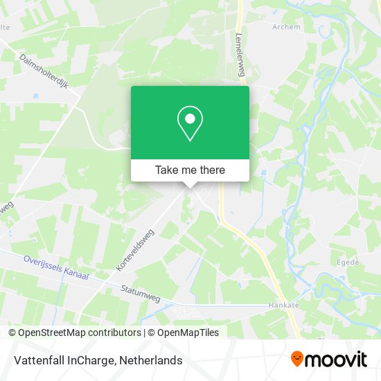 Vattenfall InCharge map