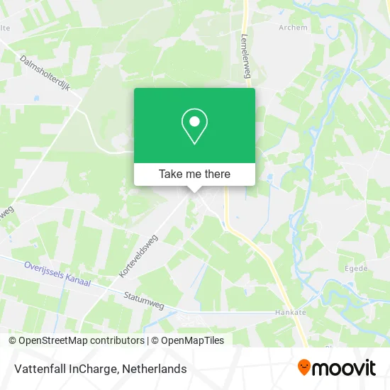 Vattenfall InCharge map