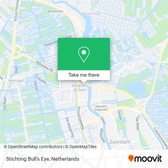 Stichting Bull's Eye map