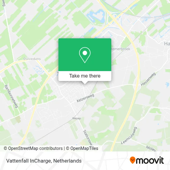 Vattenfall InCharge map