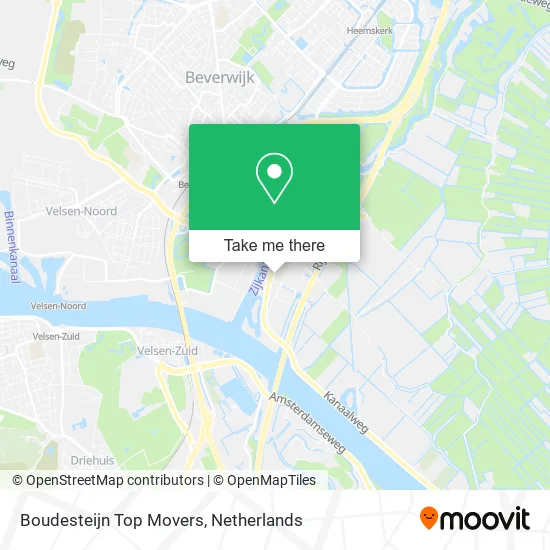 Boudesteijn Top Movers map