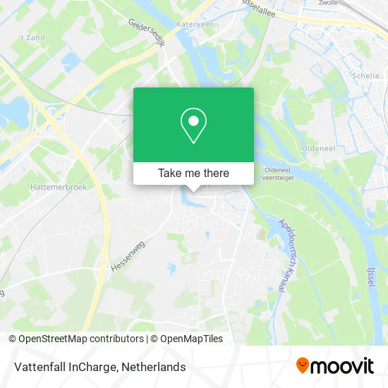 Vattenfall InCharge map
