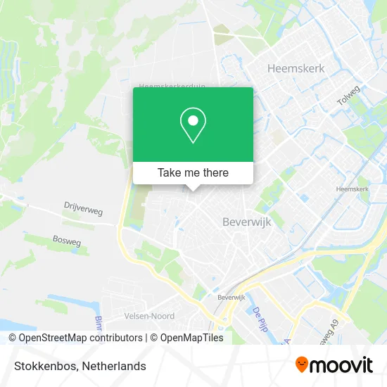 Stokkenbos map