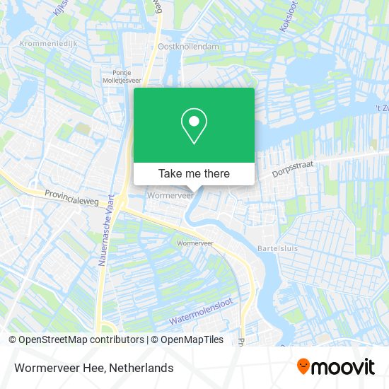 Wormerveer Hee map